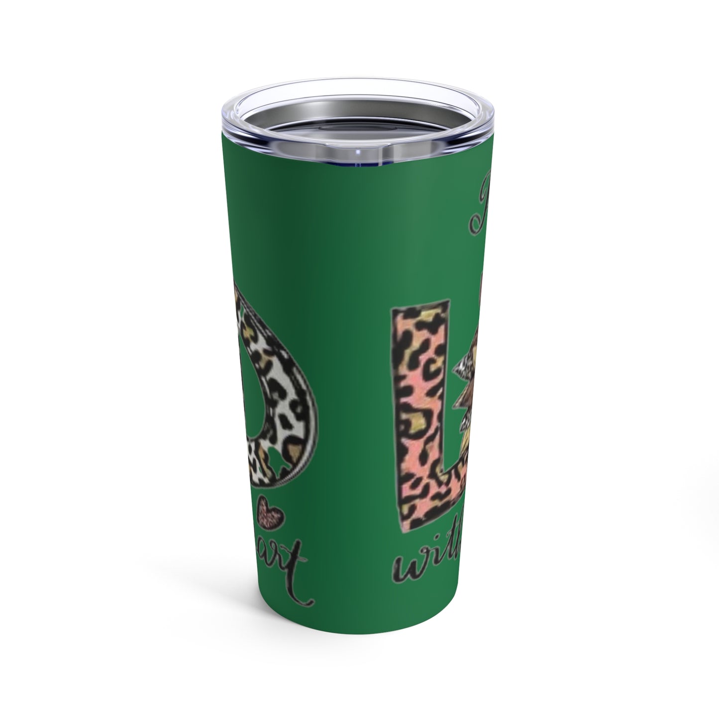 “Trust in the Lord” Dark Green Tumbler 20oz