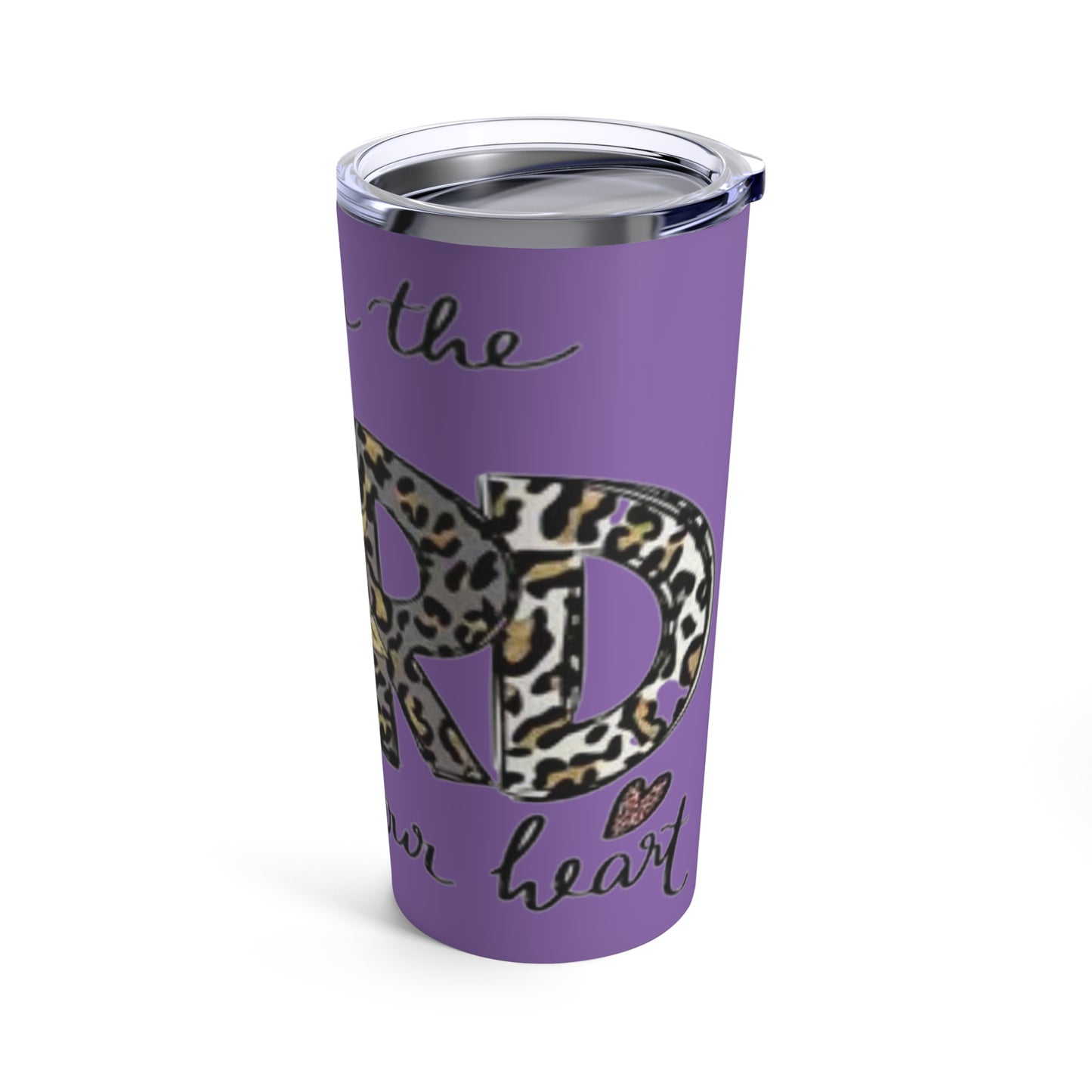 “Trust in the Lord” Lavender Tumbler 20oz