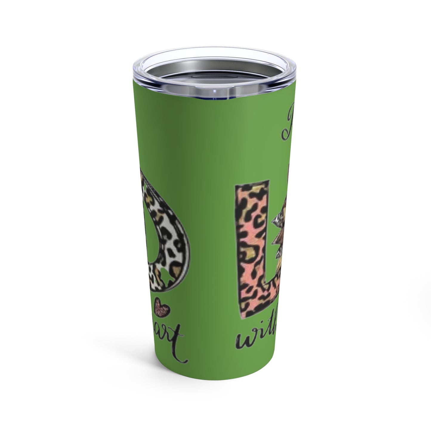 “Trust in the Lord” Light Green Tumbler 20oz