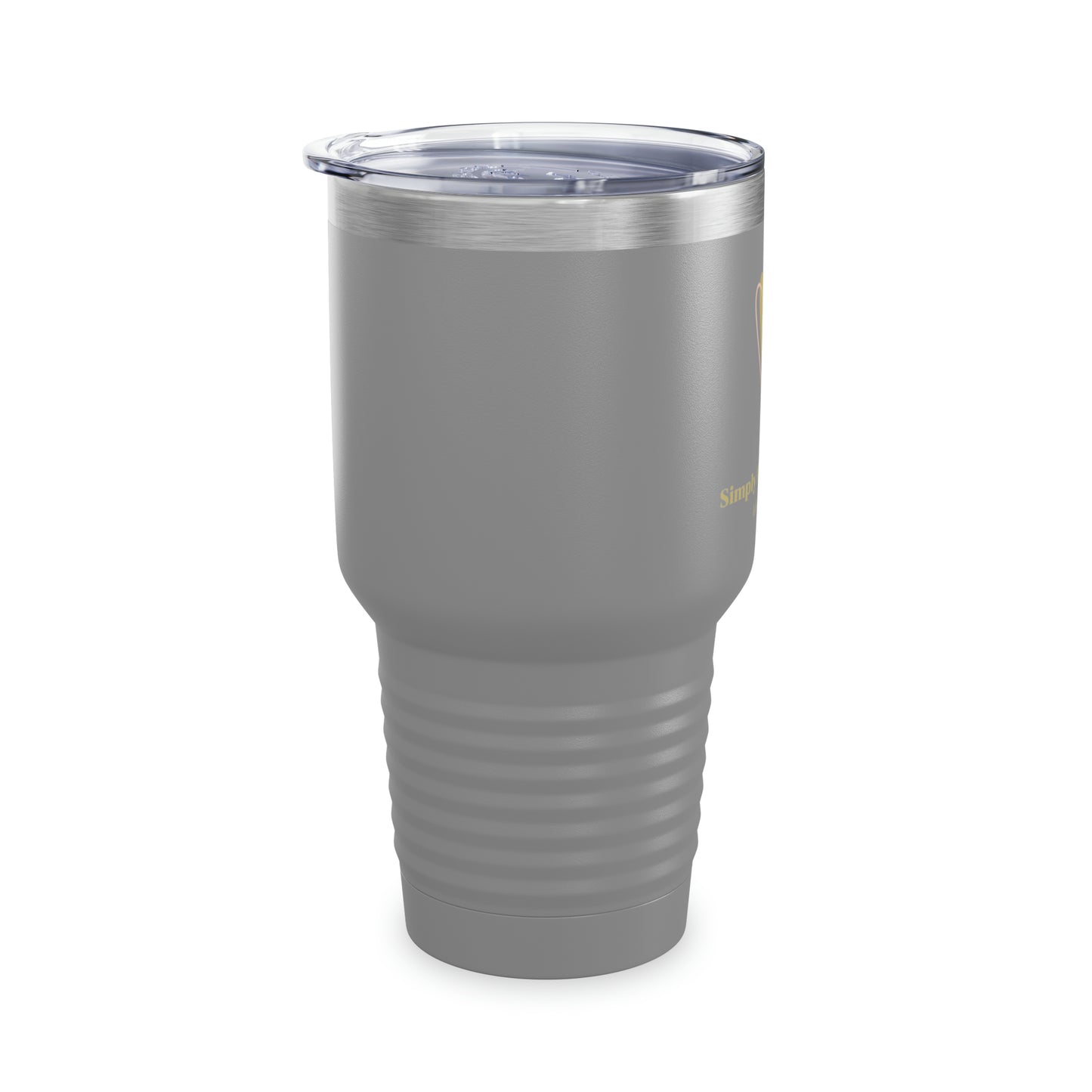 Elegant Logo “Simply Mad @ Life” - 17 COLORS - Ringneck Tumbler, 30oz