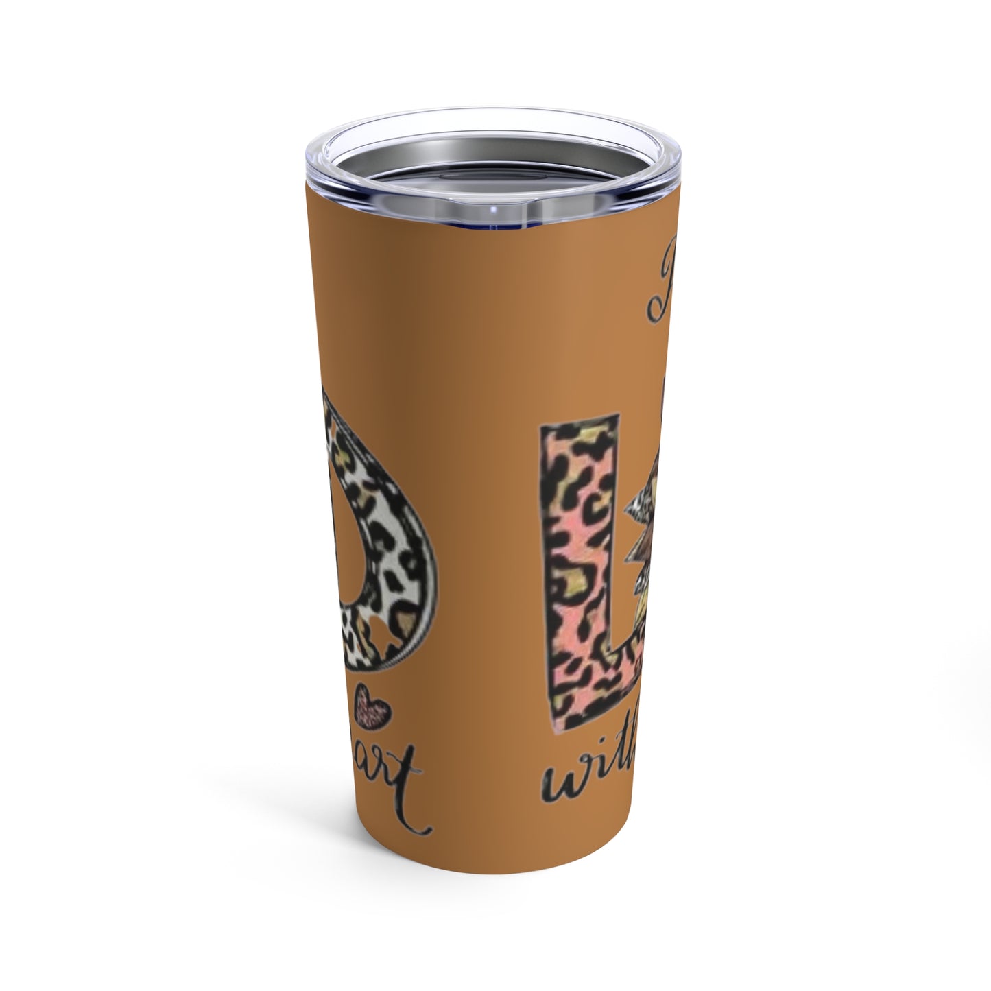 “Trust in the Lord” Light Brown Tumbler 20oz