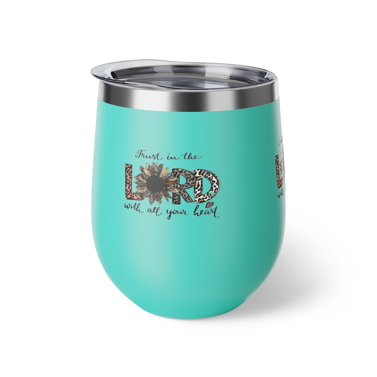 “Trust in the Lord” Copper Vacuum Insulated Cup, 12oz