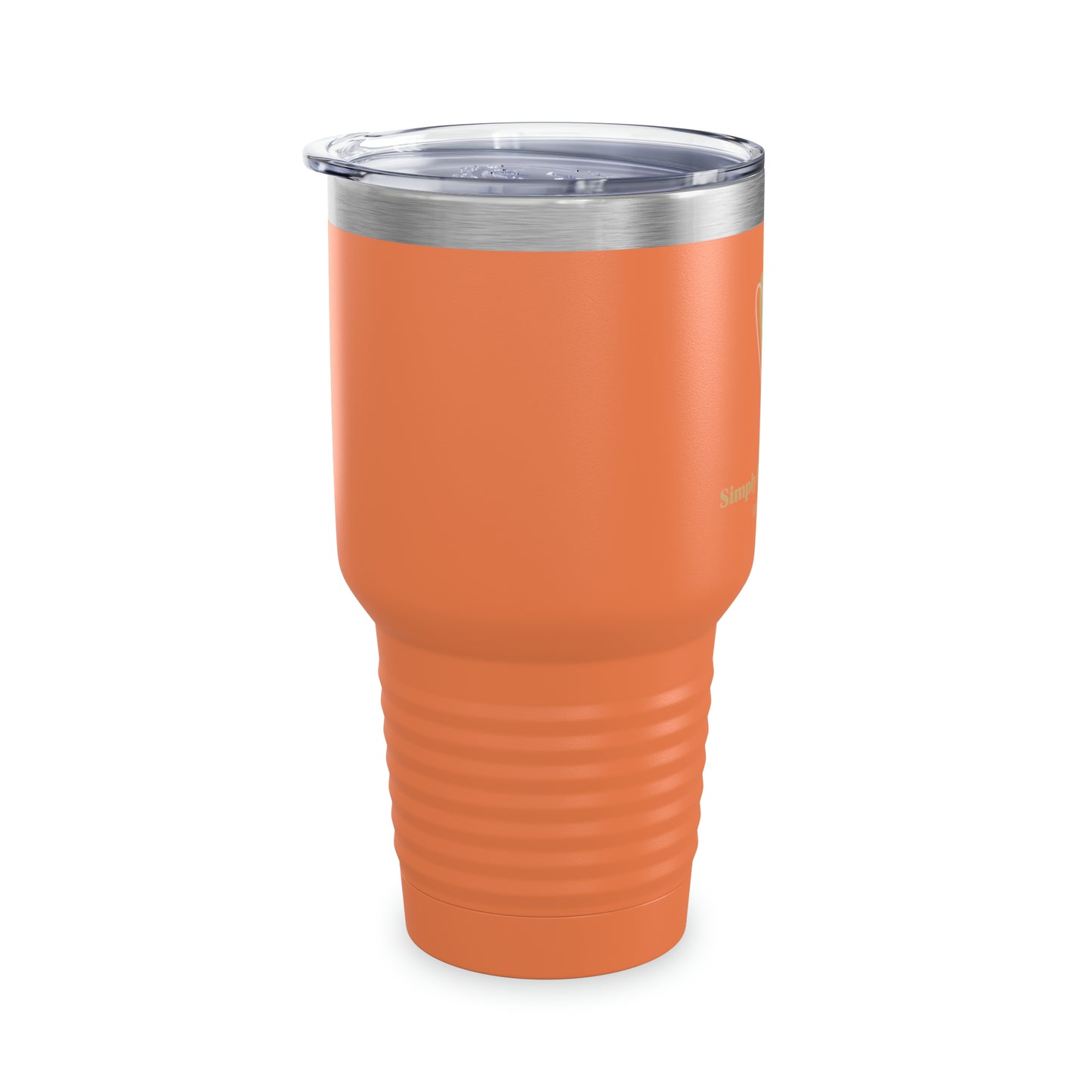 Elegant Logo “Simply Mad @ Life” - 17 COLORS - Ringneck Tumbler, 30oz