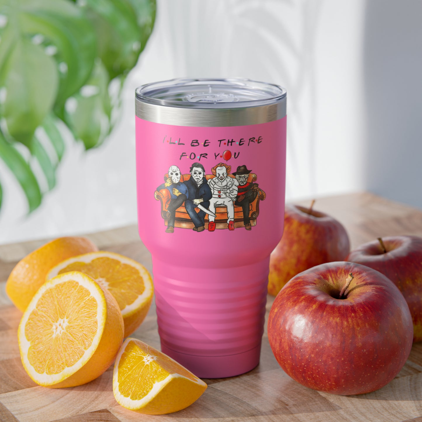 Horror Friends - “I’ll Be There For You” - TEN COLORS - Ringneck Tumbler, 30oz