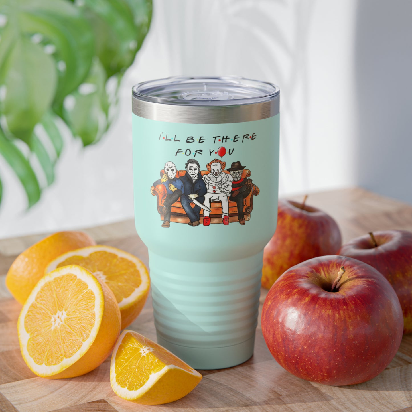 Horror Friends - “I’ll Be There For You” - TEN COLORS - Ringneck Tumbler, 30oz