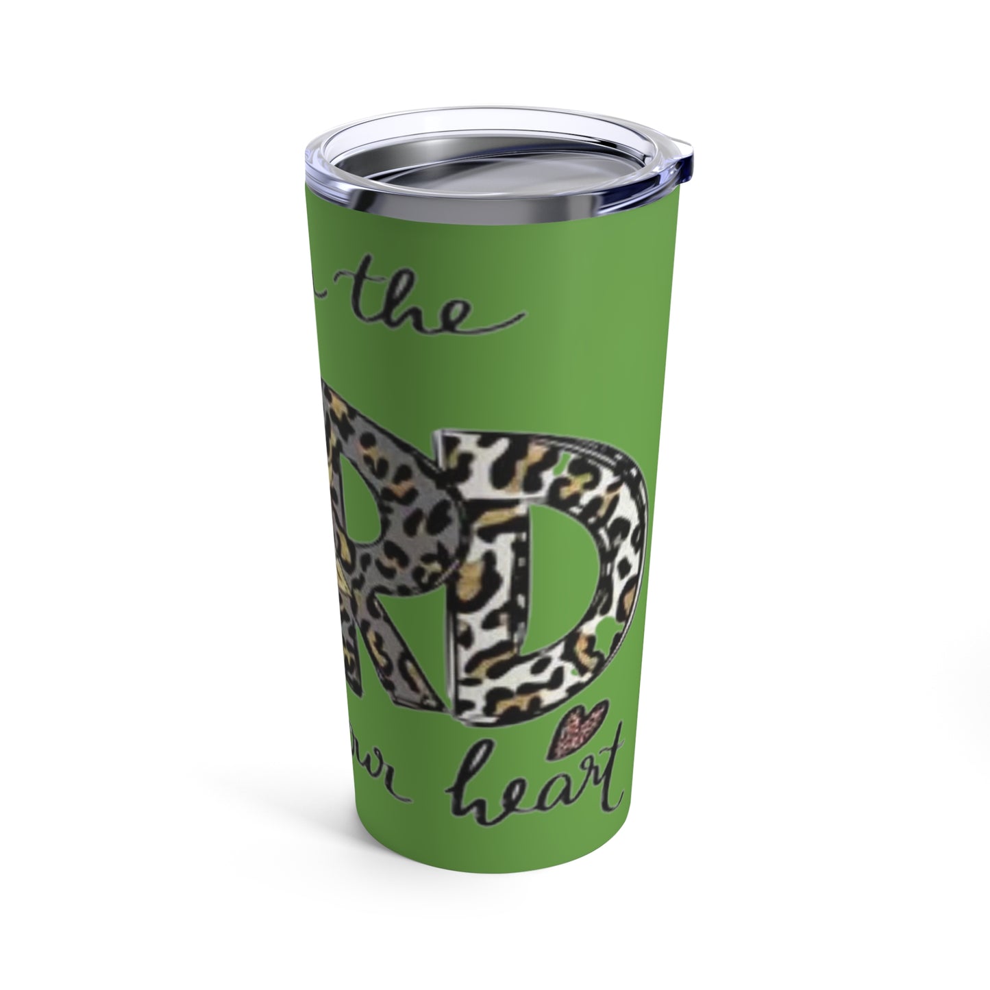 “Trust in the Lord” Light Green Tumbler 20oz