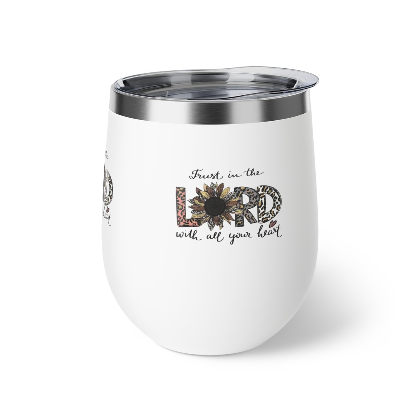 “Trust in the Lord” Copper Vacuum Insulated Cup, 12oz