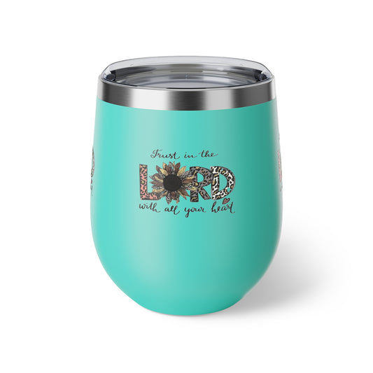 “Trust in the Lord” Copper Vacuum Insulated Cup, 12oz