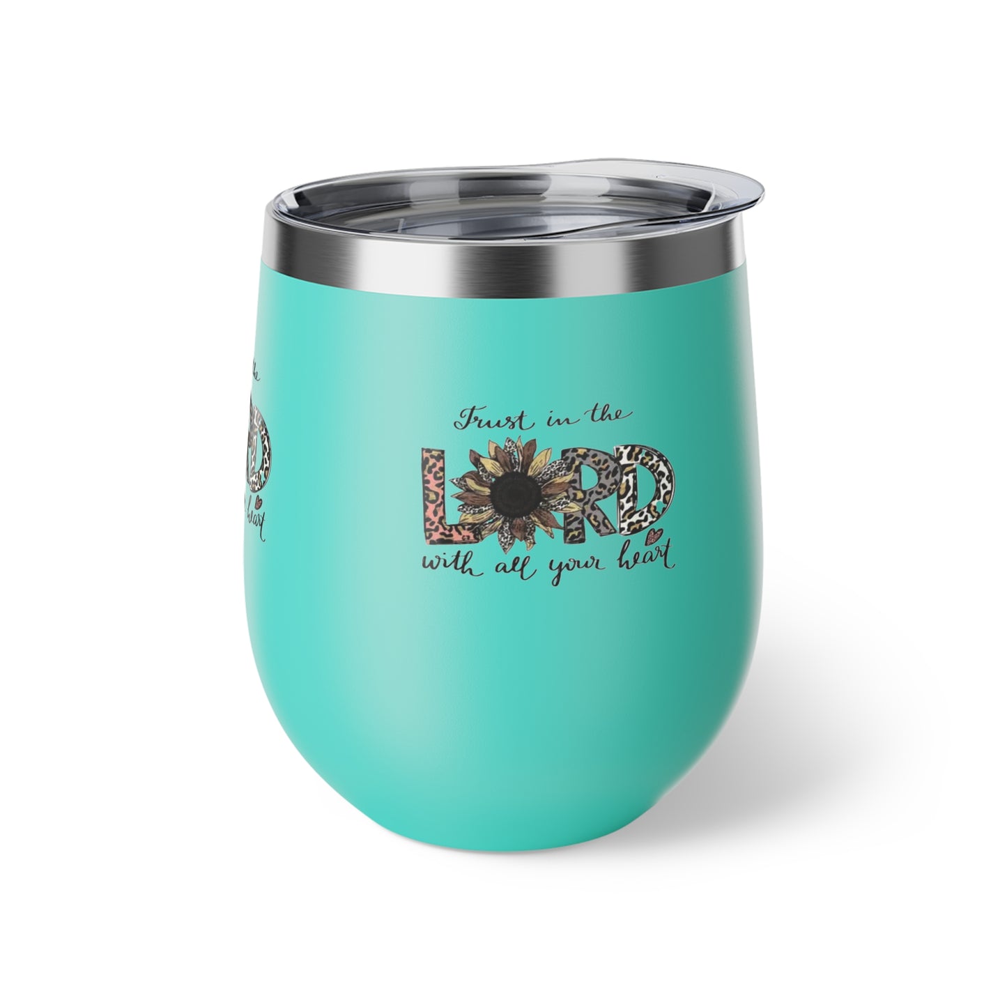 “Trust in the Lord” Copper Vacuum Insulated Cup, 12oz