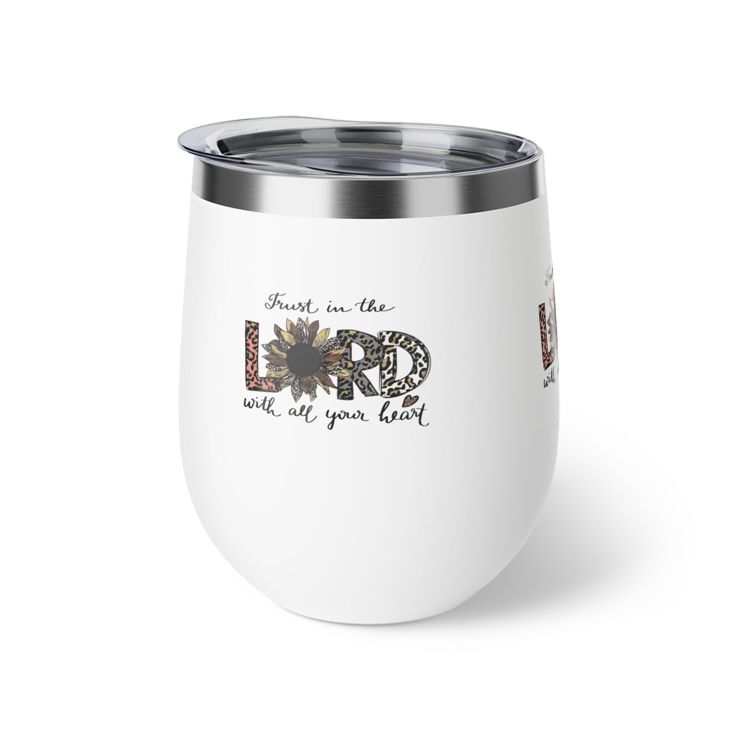 “Trust in the Lord” Copper Vacuum Insulated Cup, 12oz