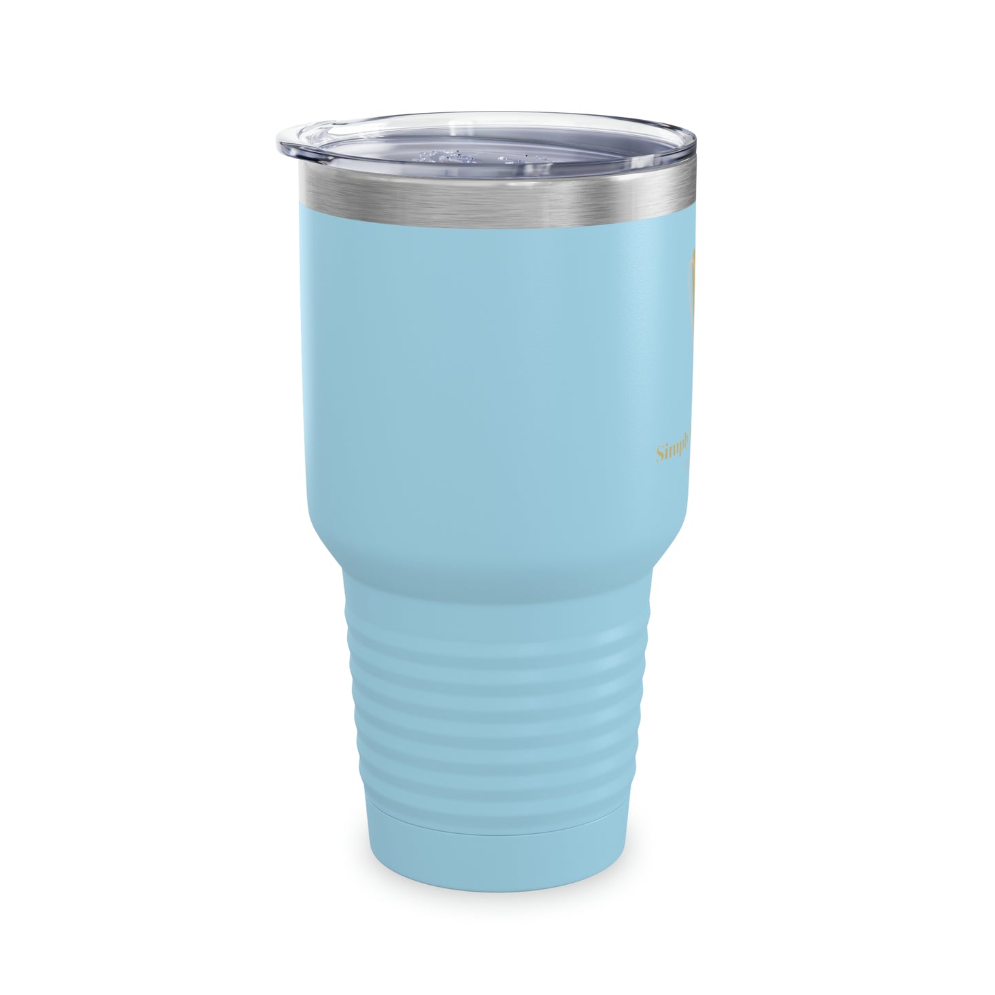 Elegant Logo “Simply Mad @ Life” - 17 COLORS - Ringneck Tumbler, 30oz