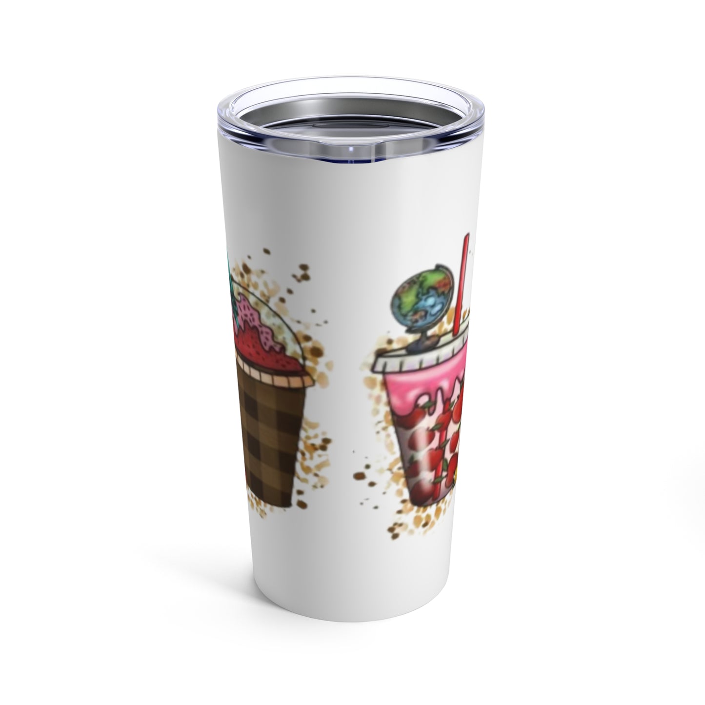 Teacher Coffee Design 1 Tumbler 20oz - white