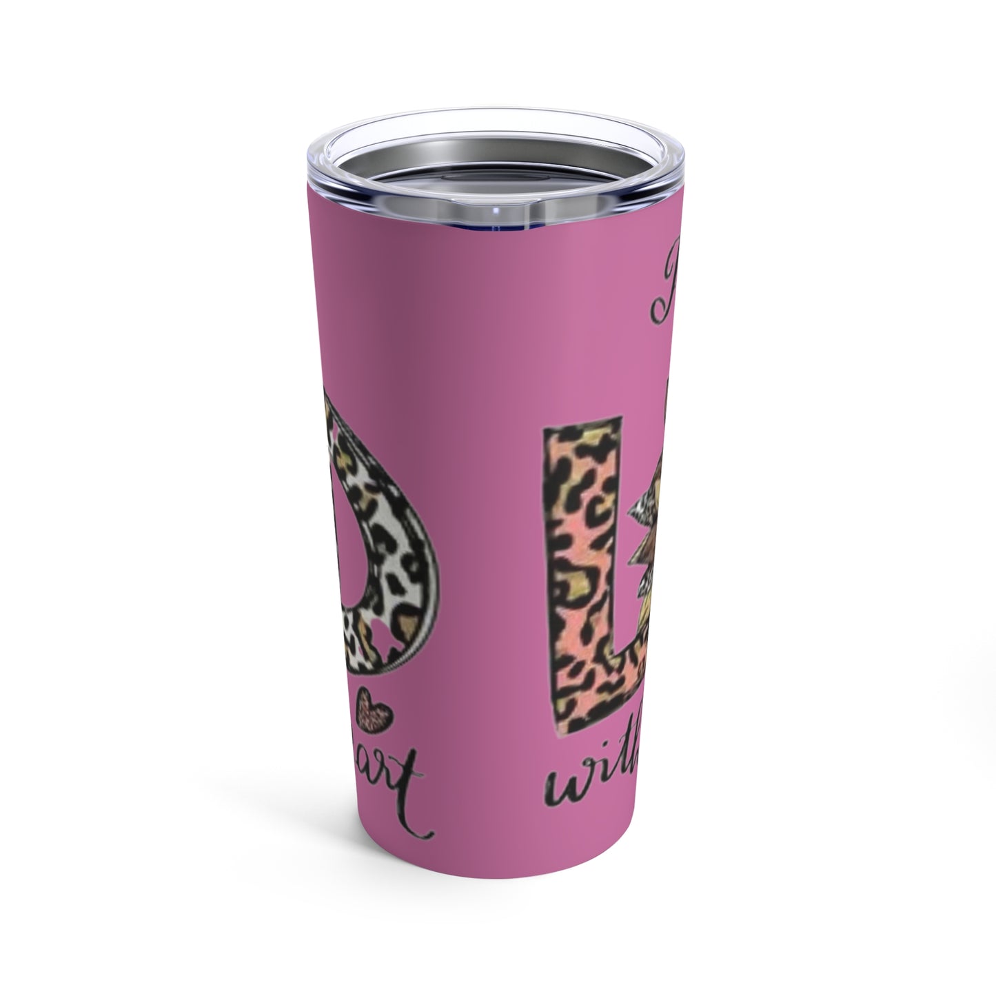 “Trust in the Lord” Light Pink Tumbler 20oz