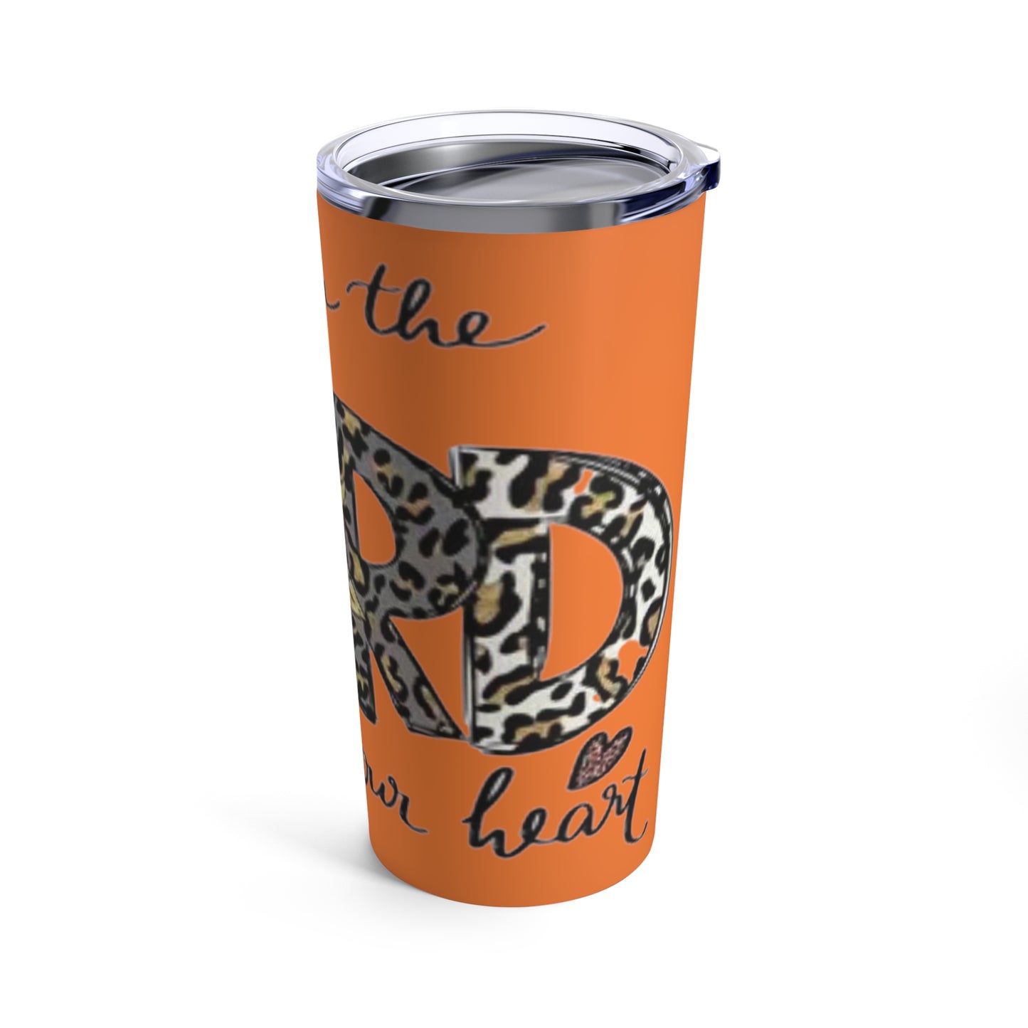 “Trust in the Lord” Orange (Crusta) Tumbler 20oz