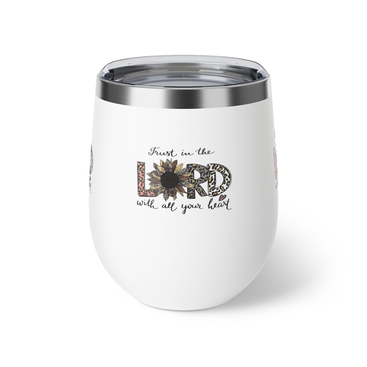 “Trust in the Lord” Copper Vacuum Insulated Cup, 12oz